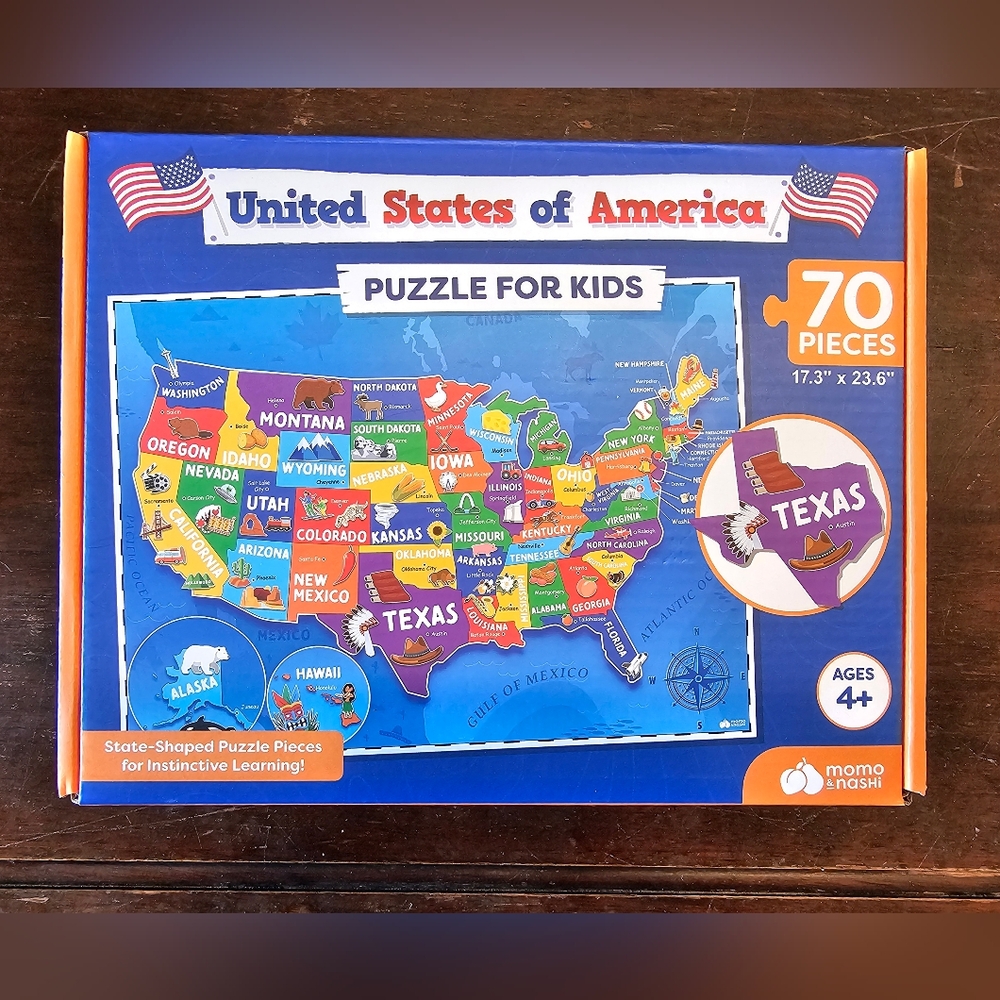 Educational Kids Puzzle and Workbook Set - Picture 3 of 10